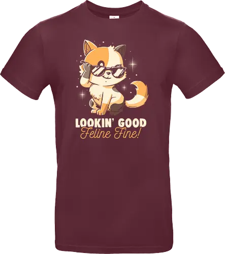 Feline Fine - Funny Cute Cat Sarcasm Gift