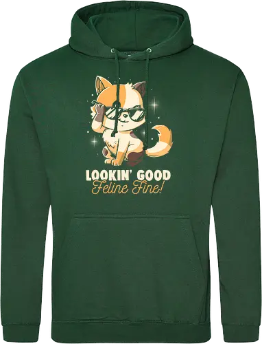Feline Fine - Funny Cute Cat Sarcasm Gift