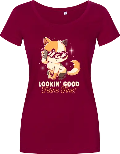 Feline Fine - Funny Cute Cat Sarcasm Gift