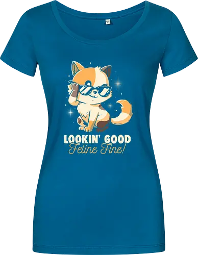 Feline Fine - Funny Cute Cat Sarcasm Gift