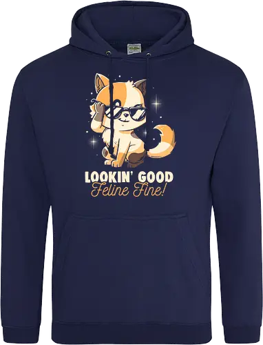 Feline Fine - Funny Cute Cat Sarcasm Gift