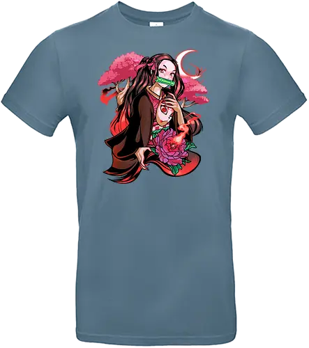 Nezuko Curse - demon, slayer, Nezuko, anime, manga - Standard T-Shirt