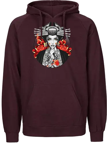 Irezumi Geisha II - geisha, japan, tattoo - Fairtrade Hoodie