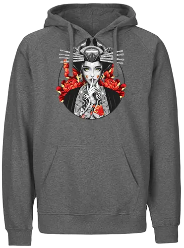 Irezumi Geisha II - geisha, japan, tattoo - Fairtrade Hoodie
