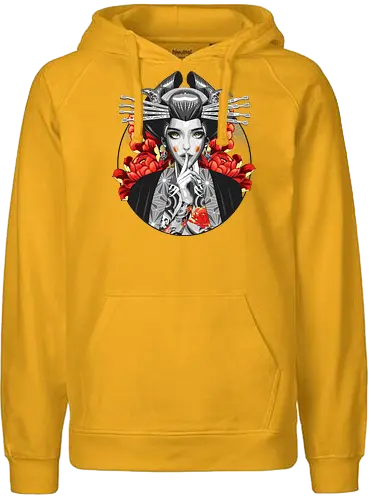 Irezumi Geisha II - geisha, japan, tattoo - Fairtrade Hoodie