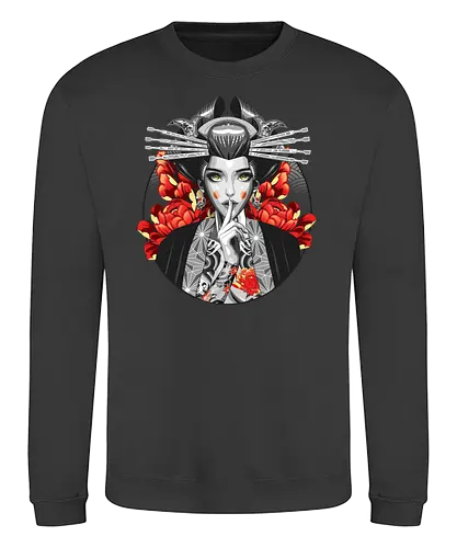 Irezumi Geisha II - geisha, japan, tattoo - Sweatshirt