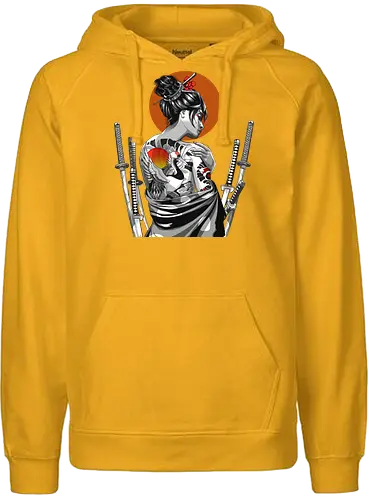 Irezumi Geisha III - irezumi, geisha, japan - Fairtrade Hoodie