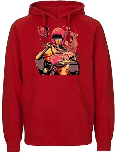Ramen Geisha - ramen, japan, geisha, food - Fairtrade Hoodie