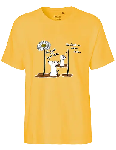Anti-Influencer - leben, social media - Fairtrade T-Shirt