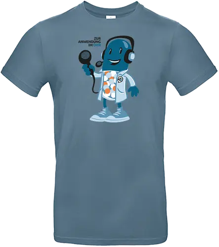 Wirkstoffradio - Zur Anwendung im Ohr - wirkstoffradio, poComicast - Standard T-Shirt