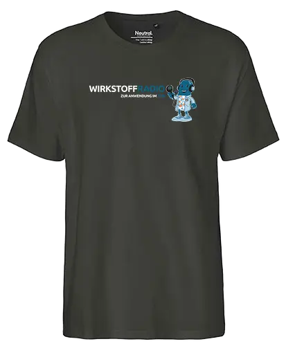 Wirkstoffradio - Schriftzug - wirkstoffradio, poComicast - Fairtrade T-Shirt