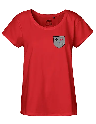 Game Children Pocket - game, retro, Childhood, fun - Fairtrade Girl Shirt
