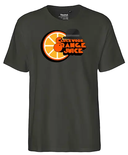 Orange Juice Machine - Clockwork, Orange, saft, 80s - Fairtrade T-Shirt