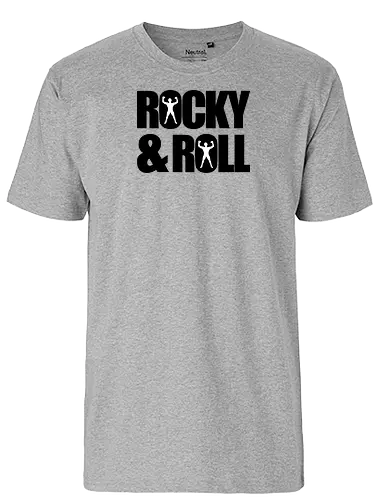 Rocky & Roll - rocky, rock 'n roll, mashup - Fairtrade T-Shirt