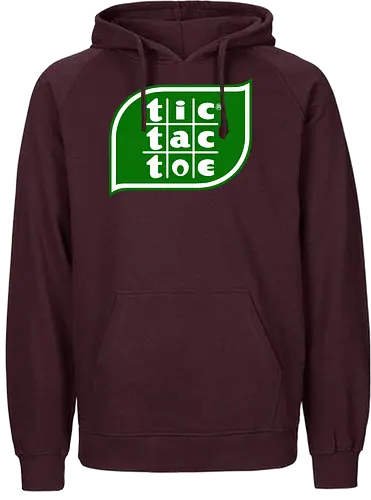 Tic Tac Toe - mashup, mints - Fairtrade Hoodie