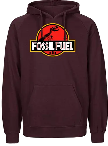 Fossil Fuel - fossil, dino, öl - Fairtrade Hoodie