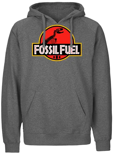 Fossil Fuel - fossil, dino, öl - Fairtrade Hoodie