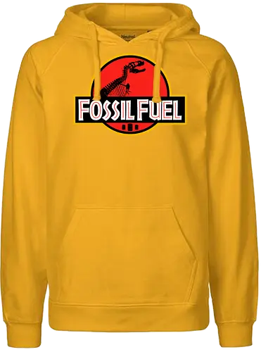 Fossil Fuel - fossil, dino, öl - Fairtrade Hoodie