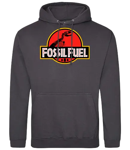 Fossil Fuel - fossil, dino, öl - Standard Hoodie