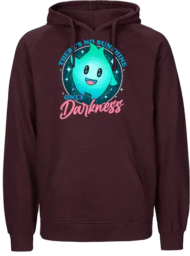 Only Darkness - Cute Game Character - star, mario, luma, darkness - Fairtrade Hoodie