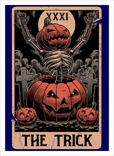 Halloween Tarot Pumpkin Trick