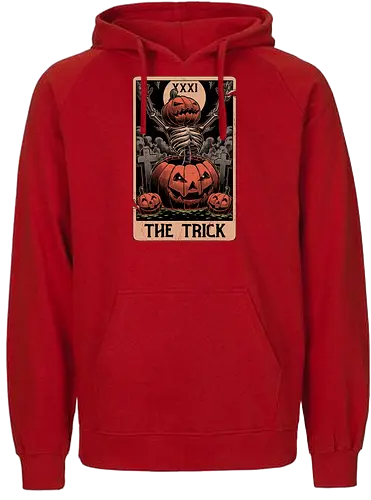 Halloween Tarot Pumpkin Trick - halloween, tarot, pumpkin, kürbis - Fairtrade Hoodie