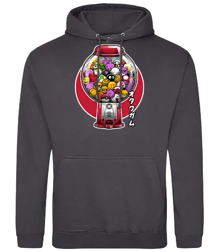 Geeky Gum Machine - Pop Nerd Culture Gift - kaugummi, gacha, gaming, Capsule - Standard Hoodie
