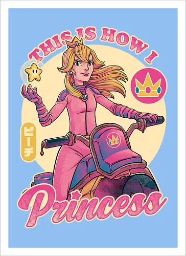 How I Princess - Powerful Video Game Biker