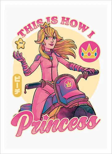 How I Princess - Powerful Video Game Biker