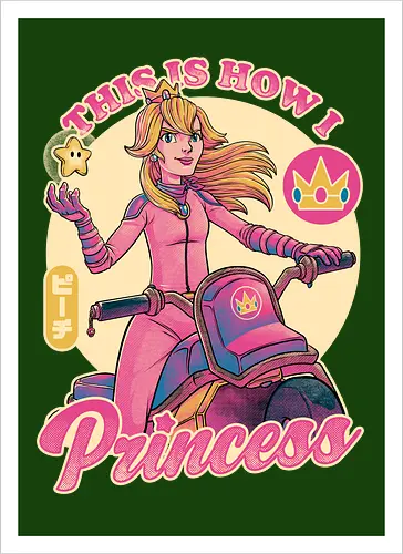 How I Princess - Powerful Video Game Biker