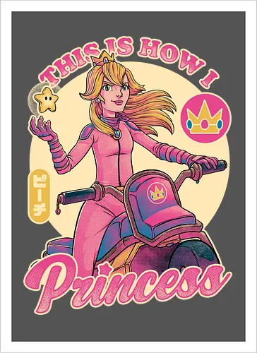 How I Princess - Powerful Video Game Biker