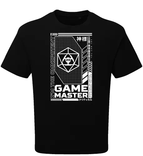 RPG Cyberpunk - Omnipotent Game Master - gaming, w20, pen and paper, rpg - Oversize T-Shirt
