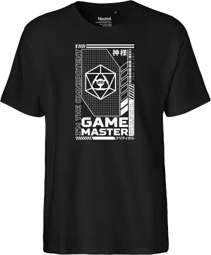 RPG Cyberpunk - Omnipotent Game Master - gaming, w20, pen and paper, rpg - Fairtrade T-Shirt
