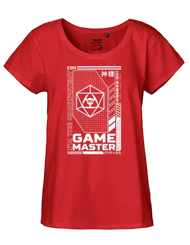 RPG Cyberpunk - Omnipotent Game Master - gaming, w20, pen and paper, rpg - Fairtrade Girl Shirt