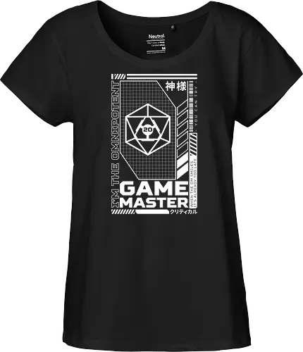 RPG Cyberpunk - Omnipotent Game Master - gaming, w20, pen and paper, rpg - Fairtrade Girl Shirt