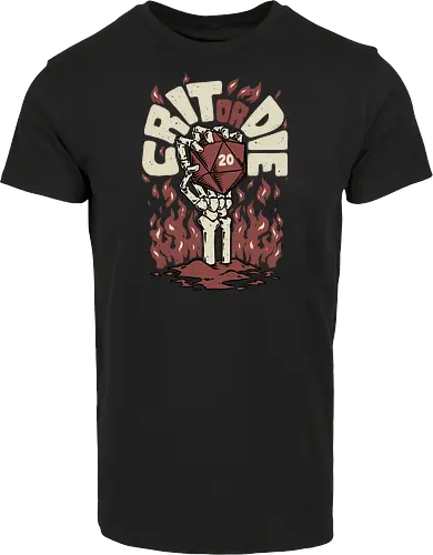 RPG - Crit or Die Fire Skull
