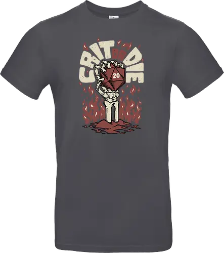 RPG - Crit or Die Fire Skull