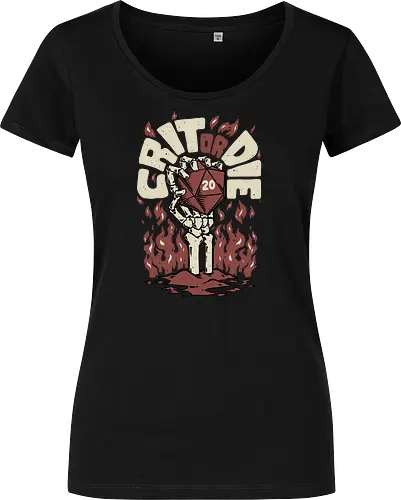 RPG - Crit or Die Fire Skull