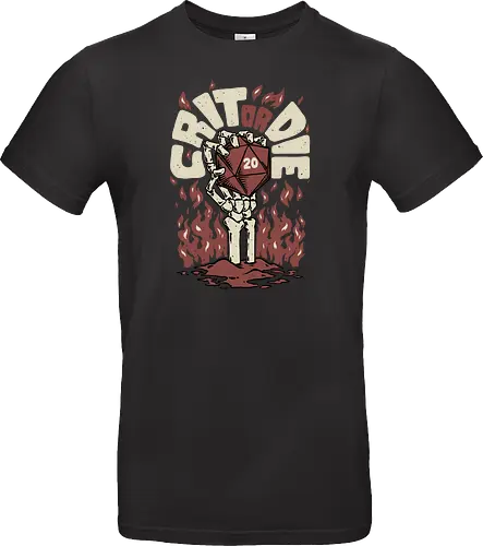 RPG - Crit or Die Fire Skull