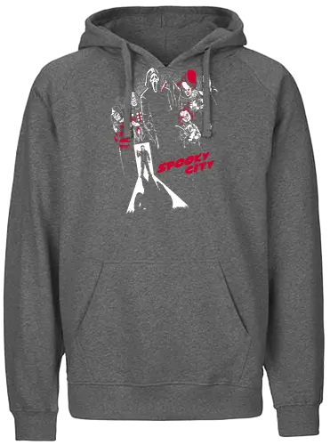 Spooky City - Horror Movie Poster - horror, movie, slasher, sin - Fairtrade Hoodie