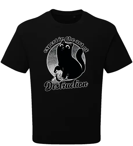 Expert in Destruction - Cute Black Cat