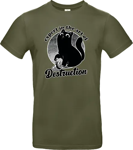 Expert in Destruction - Cute Black Cat