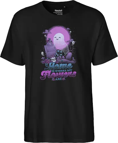 Ghost Home Flowers Dark Humor Pun