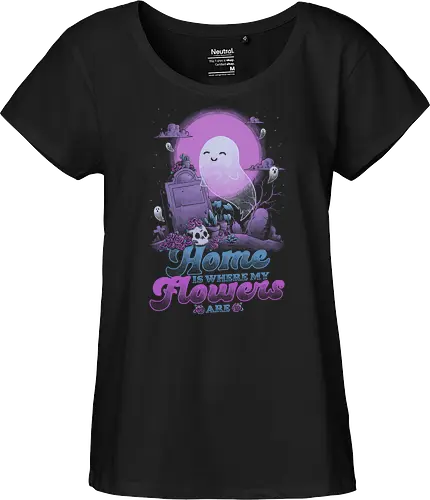 Ghost Home Flowers Dark Humor Pun