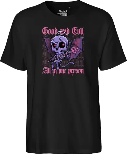 Good and Evil - Funny Diabolical Skull