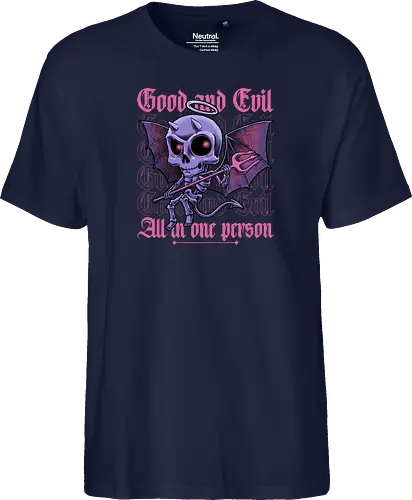 Good and Evil - Funny Diabolical Skull