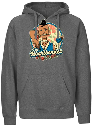 Heart Bender - Bending, air, water, elemente - Fairtrade Hoodie