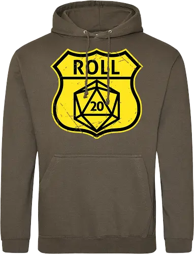 Route d20 Sign - Route 66 Parody
