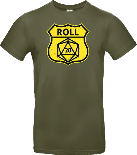 Route d20 Sign - Route 66 Parody