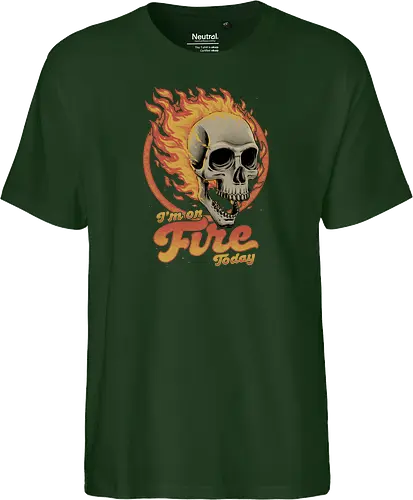 I'm on Fire Today Sarcastic Skull